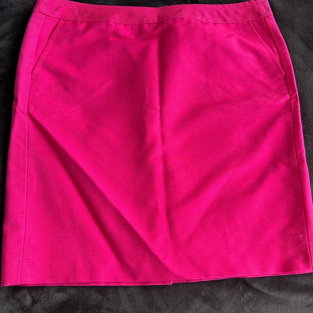 Talbots Bright Pink Mini Skirt